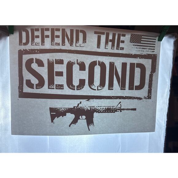 Bundle 6 Heat Transfers Second Amendment NRA Weapons Ammo Craft Gift Freedom USA - Picture 4 of 15